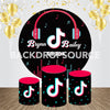 Tik Tok Event Party Round Backdrop Kit