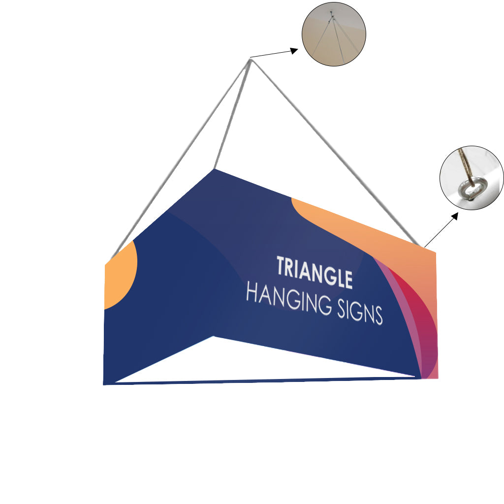 SkyTube Triangle Hanging Banner