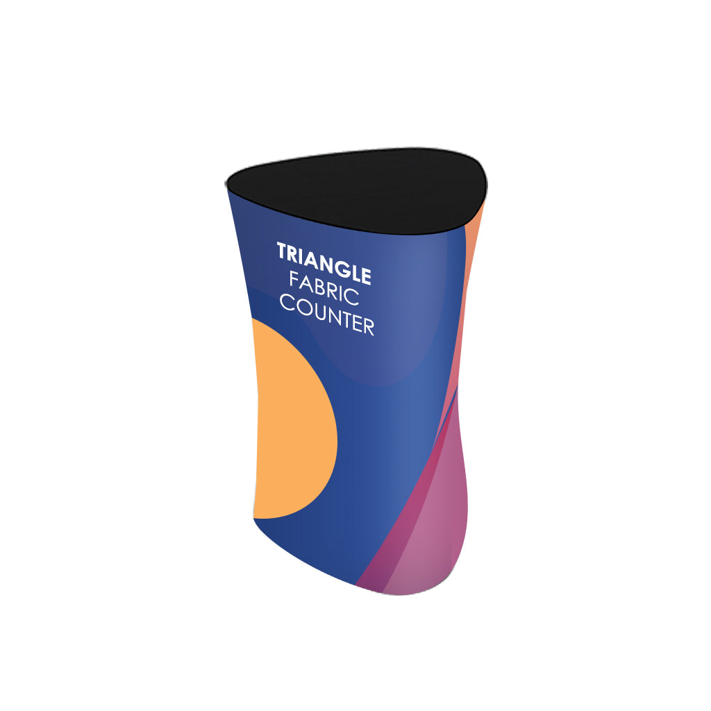 Triangle Fabric Display Counter (For Podium & Booth Exhibitions)