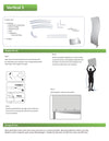 Vertical S Shape Tension Fabric Display Stands