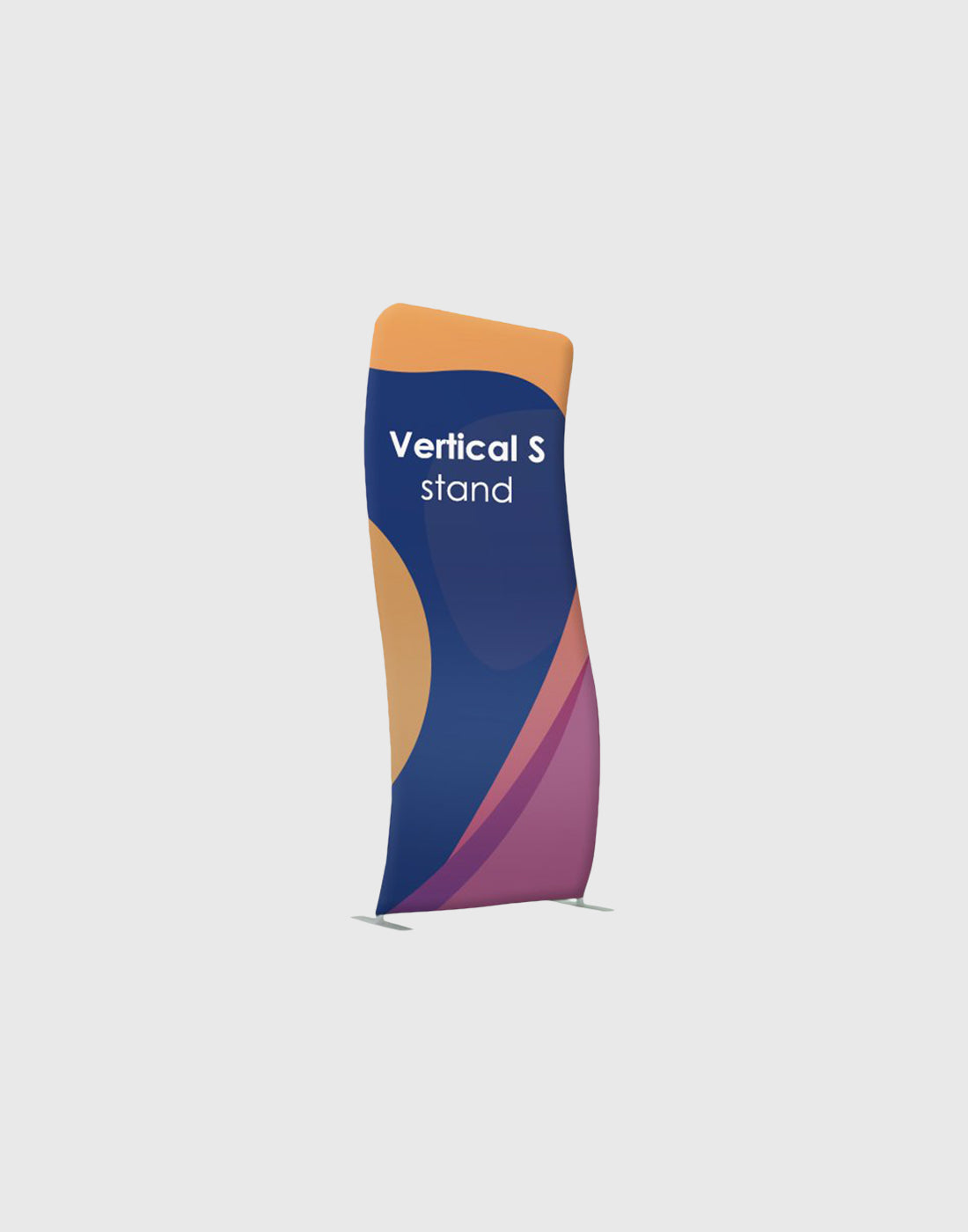 Vertical S Shape Tension Fabric Display Stands