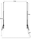 Heavy Duty Pure Muslin Photography Backdrop - Solid White