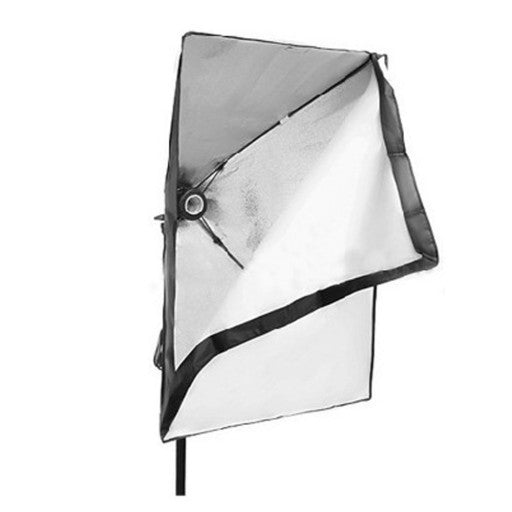 2 Head Continuous Softbox Studio Light Kit with backdrop