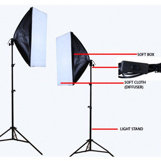 Economy 50cm x 70cm Softbox Photography Daylight