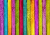 Colorful Wood Stripe Print Photography Backdrop