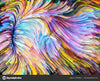 Multi Coloured Swirl Print Photography Backdrop