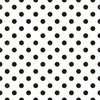 Black Polka Dots on White Background Print Photography Backdrop
