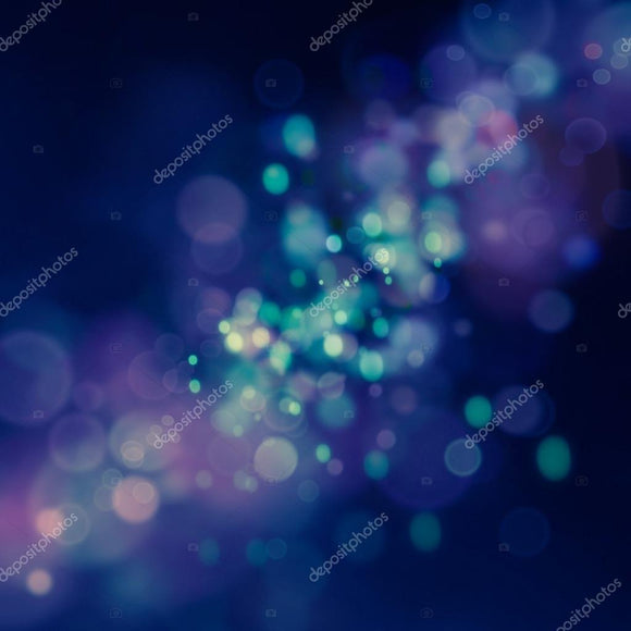 Festive Bokeh Print Photography Backdrop