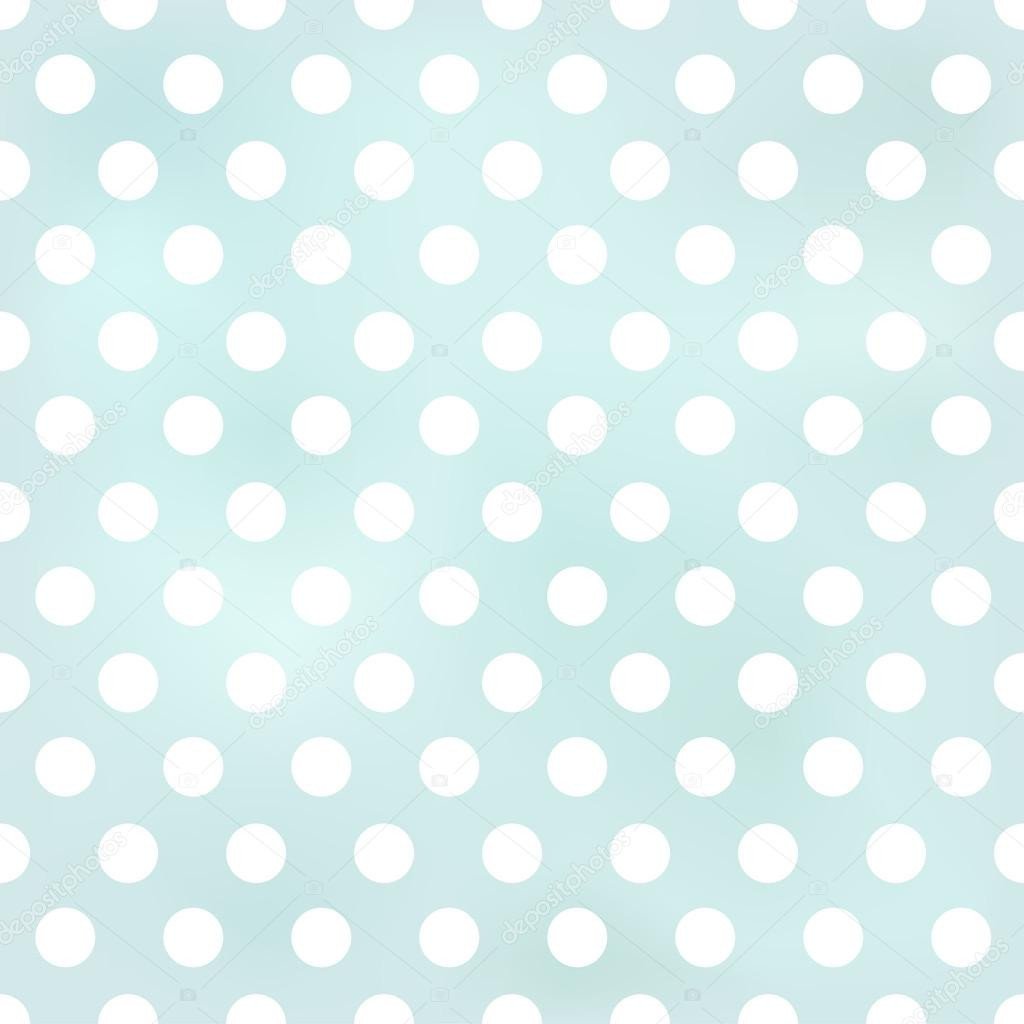 Light Blue Seamless Polka Dots Print Photography Backdrop
