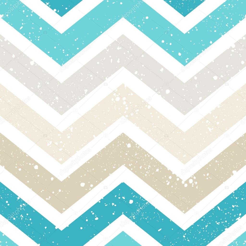 Blue and Brown Chevron Print Photography Backdrop