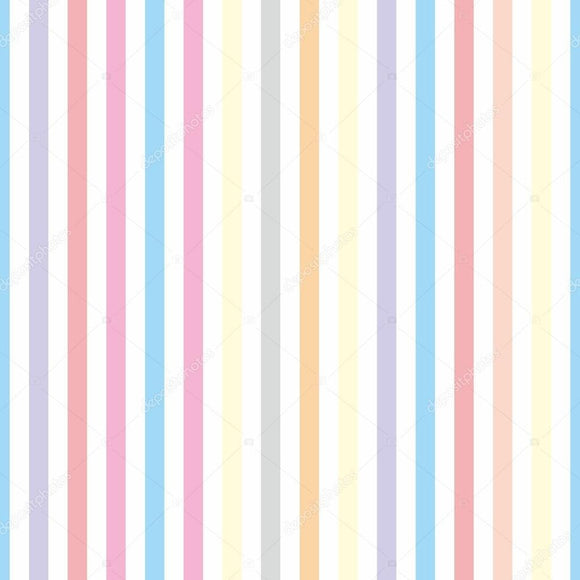 Seamless Vector Pastel Stripe Print Photography Backdrop