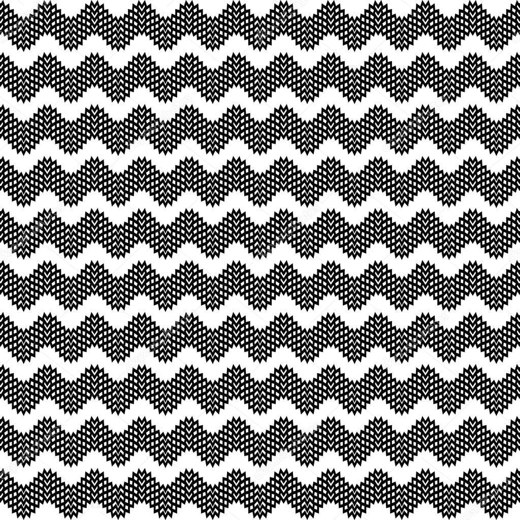Modern Black and White Chevron Print Photography Backdrop