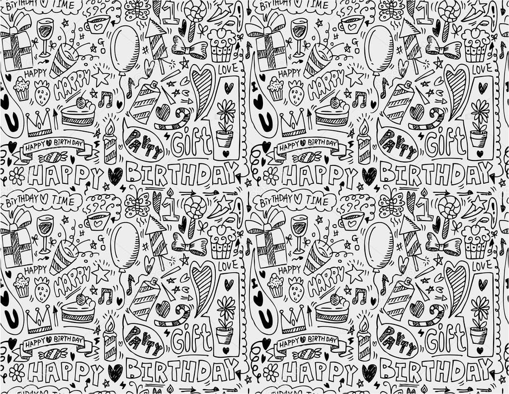 Conceptual Element Pattern Birthday Print Photography Backdrop