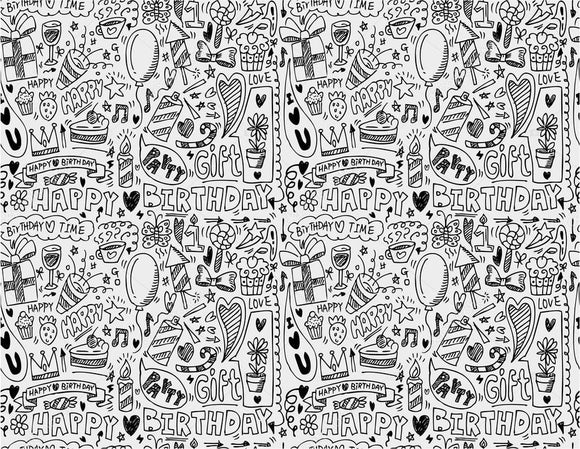 Conceptual Element Pattern Birthday Print Photography Backdrop