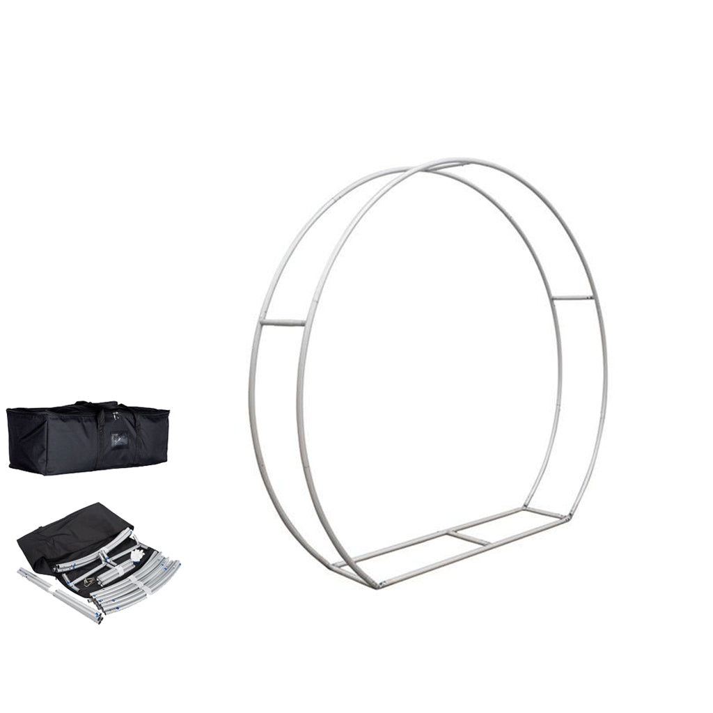 3D MOON Tension Fabric Media Wall