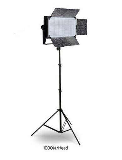 1000W Bright Bi-Colour LED Video Panel Light Kit with DMX Output