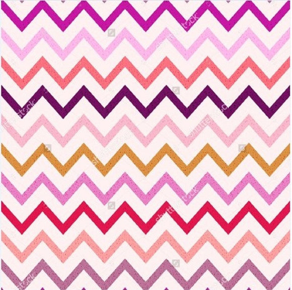 Seamless Wave Stripes Pattern Print Photography Backdrop